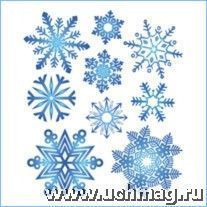 Decoretto. Новогоднее оконное украшение "Новогодние снежинки" — интернет-магазин УчМаг