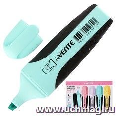 Текстовыделитель deVENTE Pastel, бирюзовый — интернет-магазин УчМаг