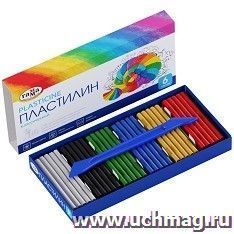 Пластилин "Классический" со стеком, 6 цветов — интернет-магазин УчМаг