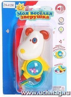 Игрушка-погремушка "Моя веселая зверушка", микс — интернет-магазин УчМаг