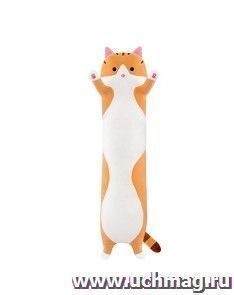 Игрушка мягкая "Кот Батон" (рыжий), 50 см — интернет-магазин УчМаг