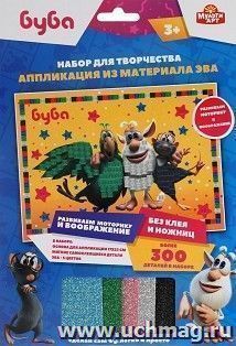 Набор для детского творчества. Аппликация мягкая "Буба" — интернет-магазин УчМаг