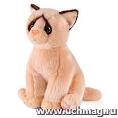 Игрушка мягкая "Сиамская кошечка", 25 см — интернет-магазин УчМаг