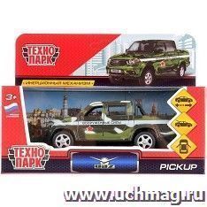 Машина металлическая "UAZ PICKUP Военный",  12 см — интернет-магазин УчМаг