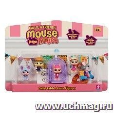 Игровой набор 5 в 1 "Милли и мышки"  (розовый) — интернет-магазин УчМаг